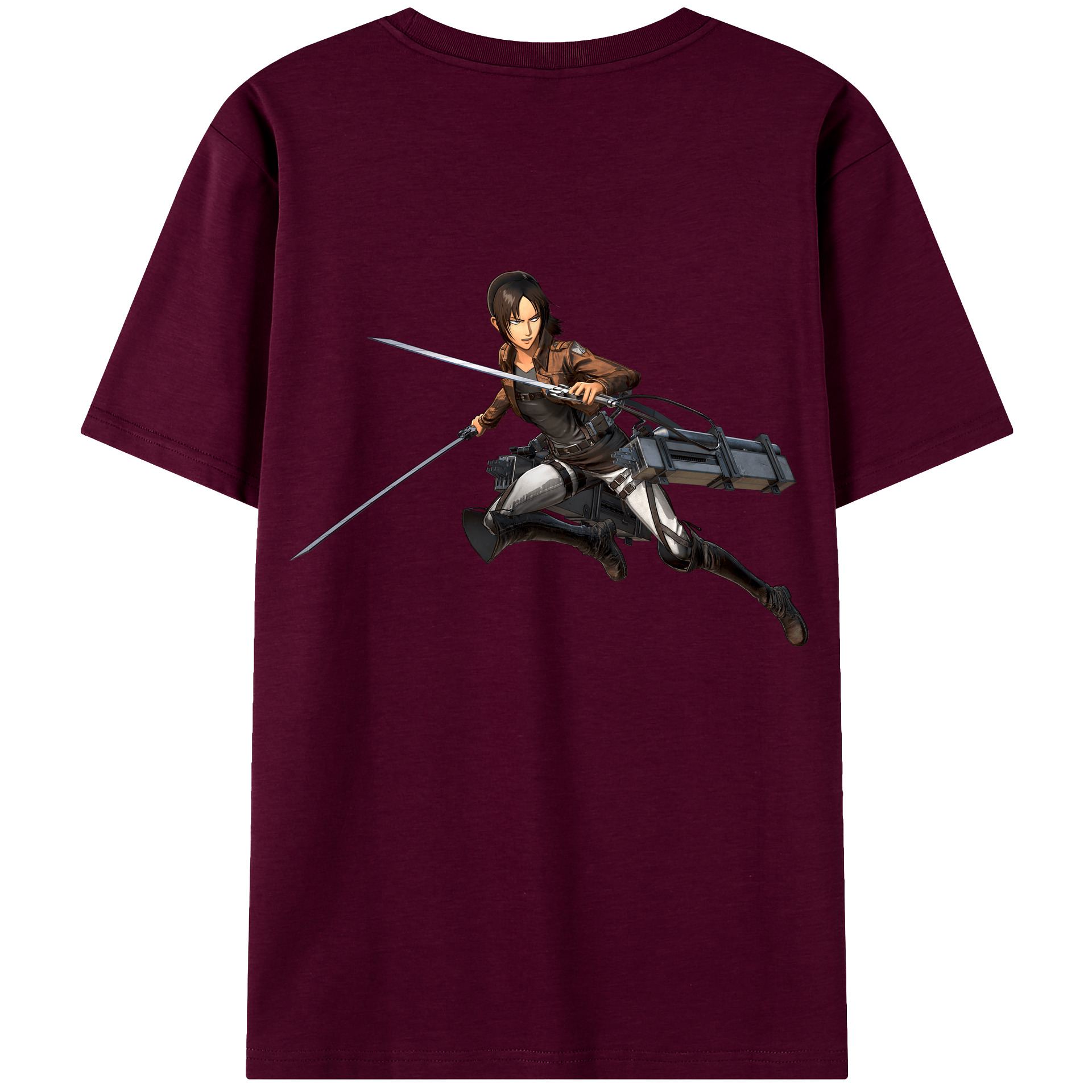 （画像用） 進撃の巨人 Attack on Titan レディース半袖Tシャツ(バックプリント)